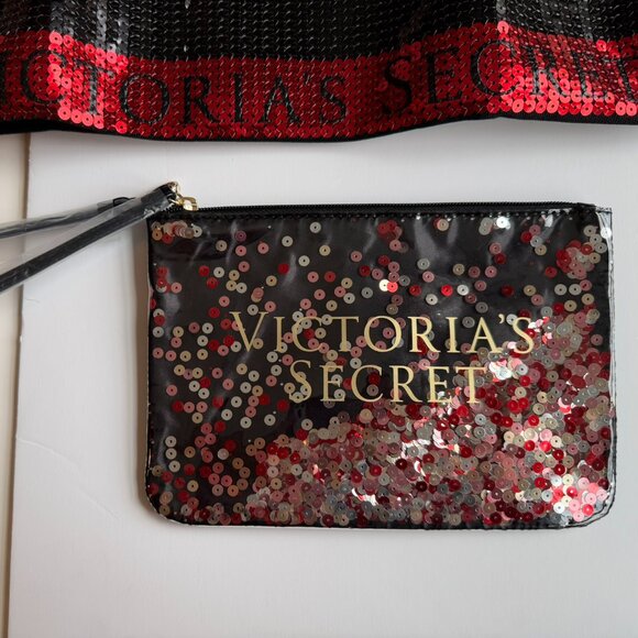 Victoria's Secret Multicolor Sequin Tote Bag and matching Clutch - Picture 6 of 16